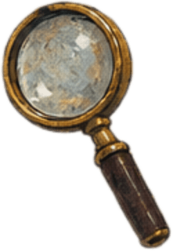 Nyarc's magnifying glass